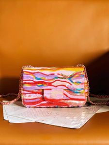 Torby designerskie torby na ramię najwyższa jak najnowsze torby z kolekcją wakacyjną Rainbow Gradient Searowe trwałe z pełnym zestawem opakowania