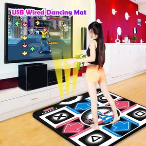 Foot Wired Dance Dancer Mats Print Pad USB Stufe Fitness 240129 Ausrüstungen Musik Nicht-Schlupf-Spiel Multifunktions-Decke Dancing LJGKF