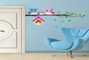 Owls Tree Branch Removable Wall Sticker Vinyl Decal Kids Nursery Decor Mural Art1164794