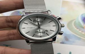 Деловые мужчины Quartz Watch Luxury Male Watches Japan Movement Женевское сетчатое ремешок.