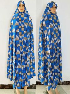 Ethnische Kleidung 6xl 2024 Muslimische Frauen mit Kapuze Abaya Afrikanische Slveless Gebetskleid