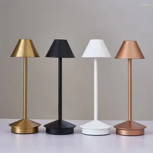 Lâmpadas de mesa LED sem fio escândalo de escurecimento