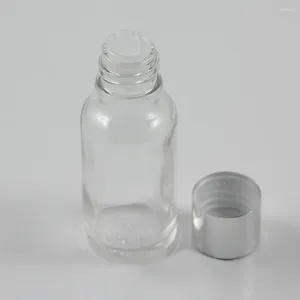 Garrafas de armazenamento transparente vazio de 20 ml de embalagem cosmética e garrafa líquida para petróleo de perfume por atacado