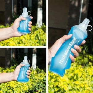 Butelki z wodą 150-500 ml składane butelki Kreatywność TPU Outdoor Sport Cylling Cup