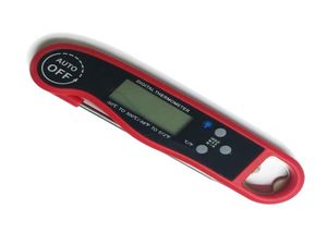 Food Thermometer wasserdichtes digitales Küche Fleisch Wasser Milch Kochen Klappsonde BBQ Back elektronischer Ofenkalibrierung Temperatur6722993