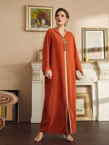 Ethnische Kleidung Ramadan Eid Kaftan Ka Abaya Dubai Gebetskleidung Frauen Türkei Islam Hijab Muslim Kleid Caftan Marocain Robe Femme Musulmane T240510