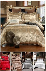 Drop 3D Set di biancheria da letto Queen Jacquard Set di biancheria da letto SET COPERTURE SET COPERTHE TESSILE TESSILES1019539