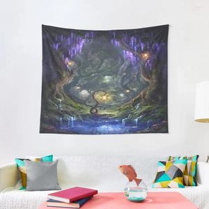 Tapisseries Magic Forest Tapestry Wall Art Home Decor Accessories Nordic