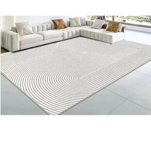 Crystal Velvet Large Carpet Light Luxury Living Room Bedroom Bed Blanket Sofa Coffee Table 240424