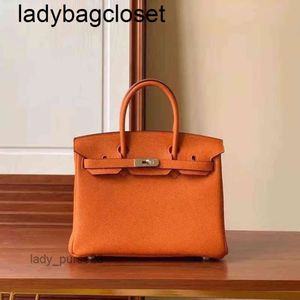 H hbirkins grãos genuínos Highend Womens couro portátil bolsa de portátil top