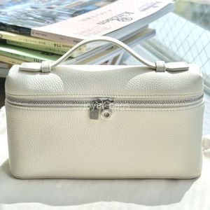 Luxury Designer Bag Womens Crossbody Lunch Box Gigi Same Style Litchi Grain Cowhide Handbag Simple Shoulder
