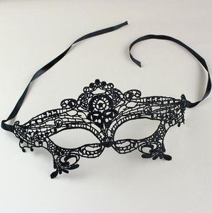 Worldwide Black Sexy Lady Halloween Lace Mask Cutout Eye Mask för Masquerade Party Fancy Mask Costume For Halloween Party5351659