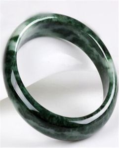 Bangle Natural Dark Green Guizhou Stone Bracelet Аутентичный круглый браслеты Beautiful Women039s Jades Jewelry18896053