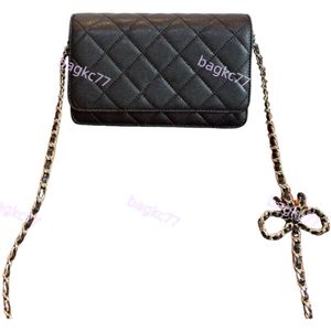 2024 Designer WOC Women's Bag axel crossbody designer väska handväska äkta läder rosa svart kedja väska pearl guld boll diamant plånbok rikedom väska hög kvalitet