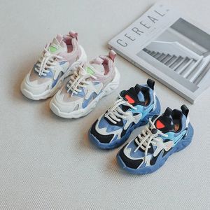 Kids Sport Shoes Mixed-color Fashion Non-slip Breathable Boys Girls Sneakers Size 21-36 Casual Leisure Children Running Shoe 240430