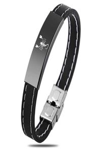 2018 New 12 Zodiac Signs Silicone Bracelet for Men Women Stainless Steel Clasps Virgo Libra Scorpio Mens Bracelets Wristband6320670