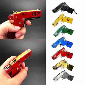 Rubber Band Gun Toy All Metal Mini Can Be Folded As A Key Ring Rubber Band Gun Children039s Gift Toy Six Bursts Of Rubber Toy4514623