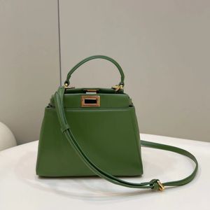 12a bolsa de luxo Bola de luxo feita à mão pura artesanal Exclusiva de ovelha personalizada para a mão para a mão Bolsa de bolsa feminina Bolsa Crossbody Material Casual Green Green