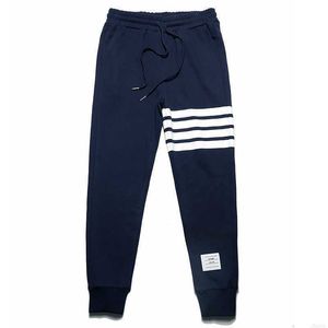 23S High Street Trendy Terry Pants z trzema paskami wydrukowane brytyjskie spodni i legginsy