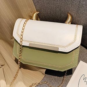 Omuz Çantaları Kadınlar Crossbody Bag Zinciri PU Deri Cep Telefon Anahtarları Para Alışveriş Basit Lady's Bolso Mujer