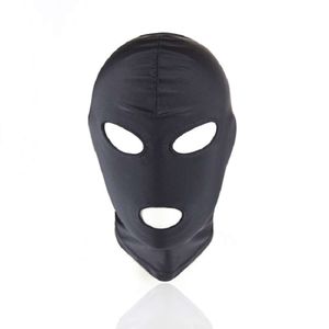 Accessori porno della maschera elastica ad alta elastica Fetish schiavo bdsm bondage limita il gioco sesso di gioco di gioco imbracatura bendata per le coppie costumi