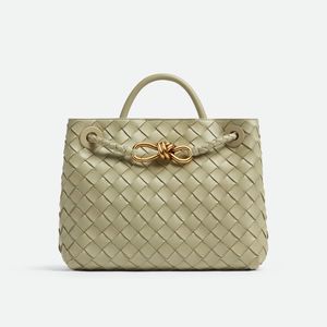 Andiamo tote bag designer borse da sera di lusso borse spalla a tracota spalla intersecido intreccio in pelle borsetta