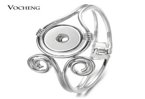 10pcslot ny Vocheng Gingersnaps armband legering Bangle Fit 18mm Snap Charms Diy Jewely Female Gift Whole NN74310 CX2007243157557