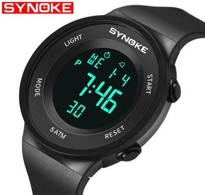 Synoke Luxury Unisex Sport Wristwatches Finess Men 방수 스포츠 LED 디지털 손목 시계 군용 시계 remulino Masculino 9196533346