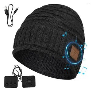 Bandanas Comfortable Music Beanie For Adults Headset Cap Handsfree Outdoor Sports Earphones Hat Women And Men Teenagers