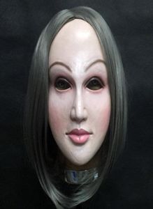 Realistyczna maska ​​żeńska Przebranie Self Halloween lateks realista maske crossdresser maska ​​lady skóry maska ​​y2001033689494