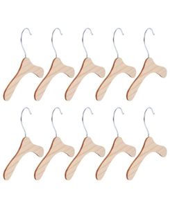 10st Dog Clothes Rack Hanger Home Pet Costume Silver Wood Color 220113367853