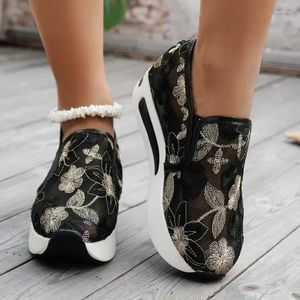 Casual Shoes 2024 Round Toe High Heels Summer Quality Women's Rubber Fashion Zapatos