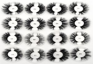 whole 3d mink eyelashes with private logo 25mm 3d mink eyelashes custom package wispy long lashes squre cases8181740