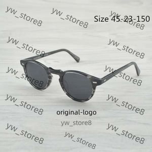 Gregory Peck Mężczyźni Kobiety okulary przeciwsłoneczne Vintage spolaryzowane okulary przeciwsłoneczne OV5186 RETRO SUN GLASSES OV OLIVER People Sunglasses 9DAC