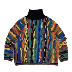 Мужские свитера Kapital Vintage Non Hirata Hiroshi Japan Classic Loak Bf Color Contrast Sweater и Women's High Wellover