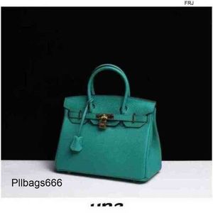 Designer Bags Womens Handbags Bk Tote Bag Lake Green New Top Layer Cow Leather Medium Classic Platinum Fas Have Logo Rbhc