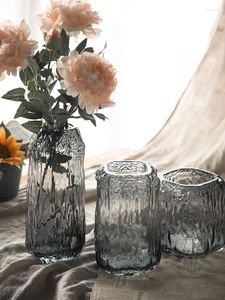 Вазы творческий северный стиль Light Luxury Glass Small Vase Simple Product Table Coremer