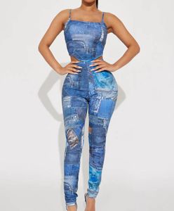 Elegante ragazzo stampato geometrico patchwork 2 pezzi set da donna crotto crotto e cause di pantaloni magri 2024 abiti magri estivi