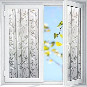 Window Stickers Frosted Privacy Film 3D Stained Glass Static Sticker Decorative Films