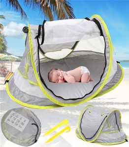 На открытом воздухе детская туристическая кровать Портативная детская пляжная палатка UPF 50 солнце