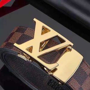 New automatic buckle busins versatile pure leather young people fashion trouser belt men 298a