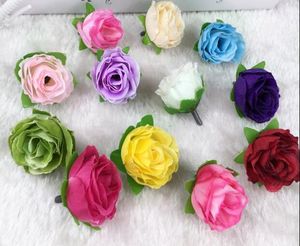 Dekoracja DIY Flowers Real Touch Mini Rose Camellia Flower Bud sztuczne kwiaty Wedding Party Display Flower2190985