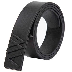 Golf Belt Men and Women Black Leather Belt Universal Length Classic Casual Golf Fully Adjustable Trim To 220121 269M