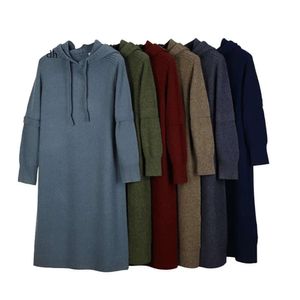 OC 414M87 Frauen in Übergröße Pullover Veet Strickkleid 19