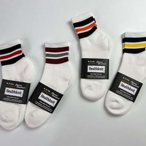 Men's Socks Japanese Fashion Brand Healthknit Socks Mens and Womens Mid Length Cityboy Workwear Sports Towel Bottom Socks Kgfr