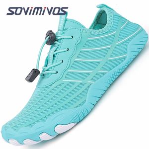 Homens Womens Barefoot Minimalist Water Trail Shoes Running Treinamento Cruz Treinamento de Toe Wide Grip Arch Suporte Sapatos 240509