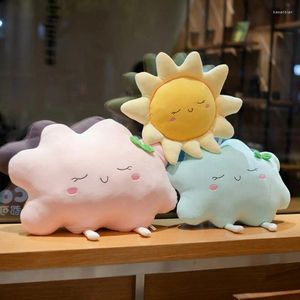 Pillow Kawaii Stuffed Sun Cloud Shaped Chair Sofa Car Seat Home Decor Soll Kids Girl Birthday Gift