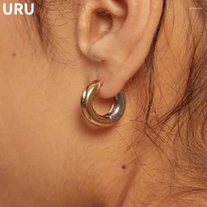 Hoop Earrings Modern Jewelry European And American Design Metal For Women Party Gifts Cool Trend Ear Accessories 2024