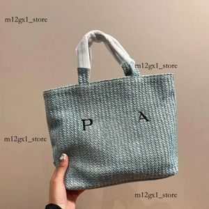 Praada Bag Sommer Beach Bag Designer gewebte Handtasche Mode hohe Kapazität 6 Farben Einkaufstasche Einkaufsstrände Urlaub gewebt Bagst3 203