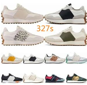 NEU 327 Designer N327 Balances Running Schuhe Männer Frauen 327S Meersalz Vintage Beige braune Wildleder graublau gelbe Männer Trainer Sport Sneaker